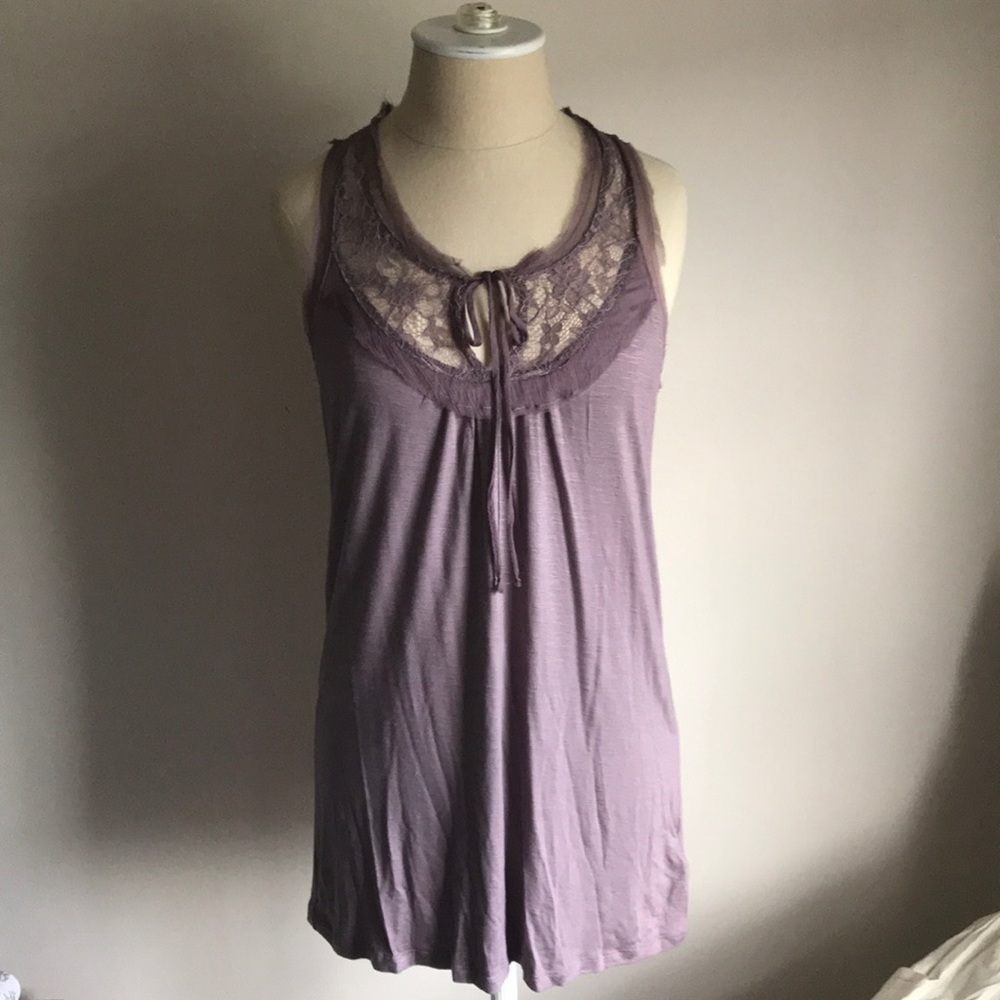Purple Lace Tank